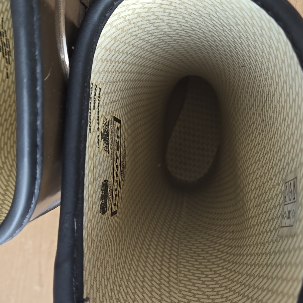 Hunter Regent Carlyle Regal Rain Boots Black And Brown Two-Tone Womens Size 9 - Picture 3 of 12